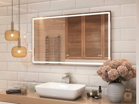 Зеркало с подсветкой (120x70) Vigo Geometry Luxe z.GEO.120.Luxe